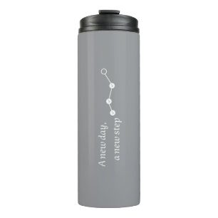 A New Day New Step Modern Thermal Tumbler