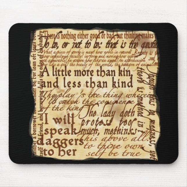 A New Drama - Hamlet Mousepad (Front)