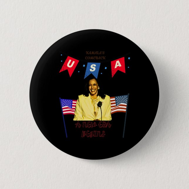 A New Era Begins T  6 Cm Round Badge (Front)