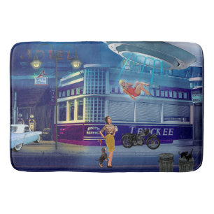 A New Flight Attendant Bath Mat