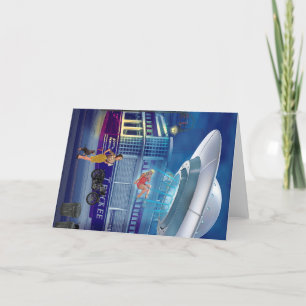 A New Flight Attendant Holiday Card
