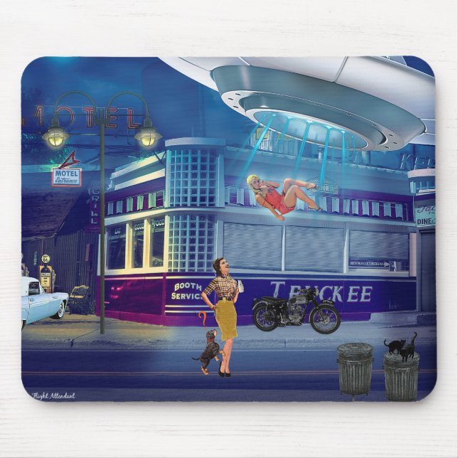 A New Flight Attendant Mouse Mat (Front)