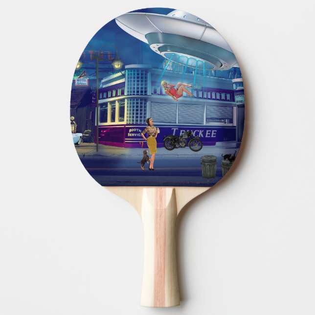 A New Flight Attendant Ping Pong Paddle (Front)