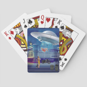 A New Flight Attendant Playing Cards