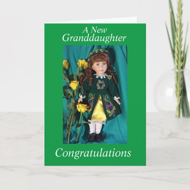 A New  granddaughter Card (Front)