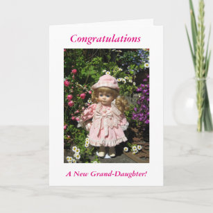 A new great grand-daughter card