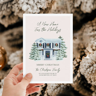 A New Home For the Holidays Moving Holiday Card