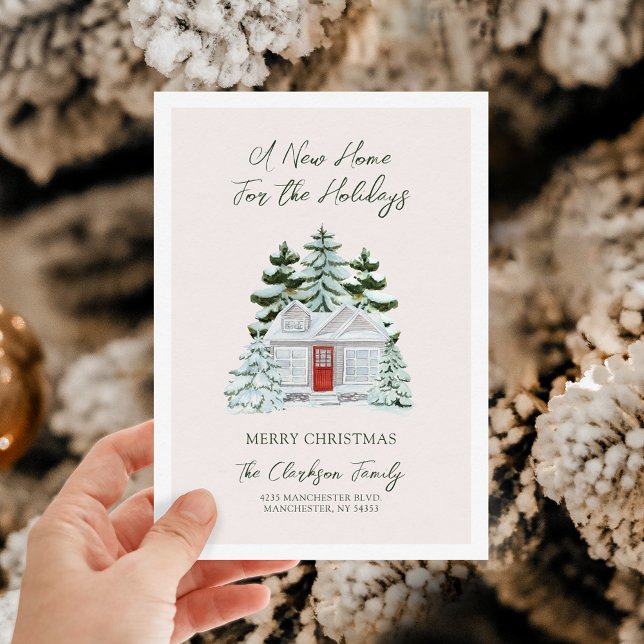 A New Home For the Holidays Moving Holiday Card (Creator Uploaded)