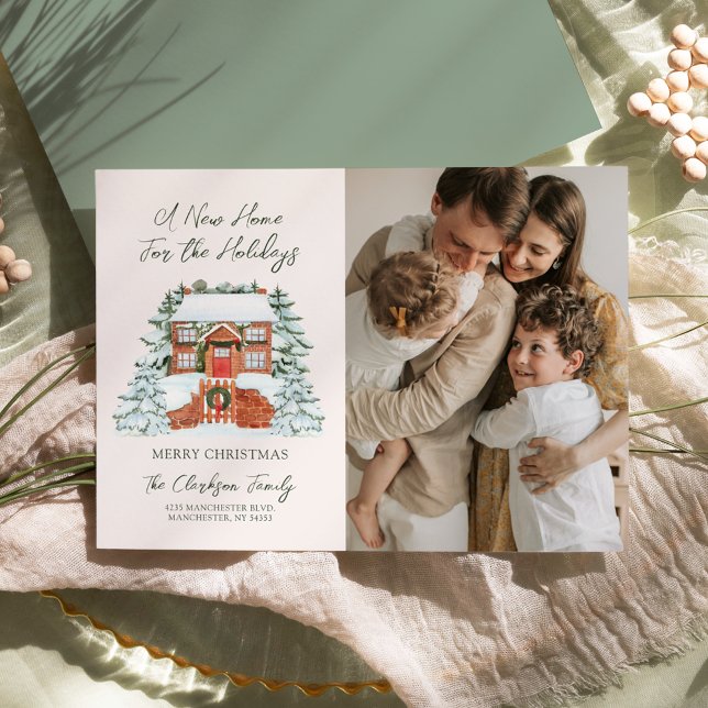 A New Home For the Holidays Moving Holiday Card (Creator Uploaded)