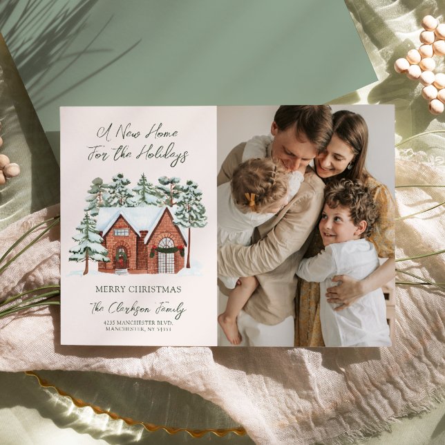 A New Home For the Holidays Moving Holiday Card (Creator Uploaded)