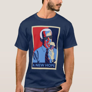 A New Hope Joe Biden Ice Cream Illustration T-Shirt
