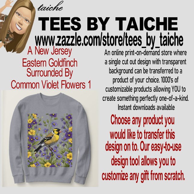 A New Jersey Eastern Goldfinch 1 Sweatshirt (Creator Uploaded)