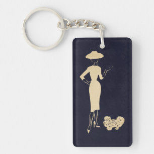 A New Look Vintage 1950s Fashion Key Ring