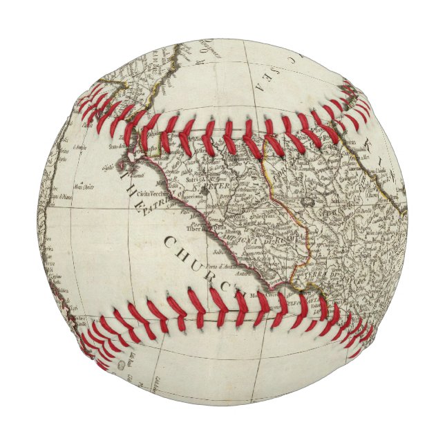 A new map of Italy with the islands of Sicily Baseball (Front)