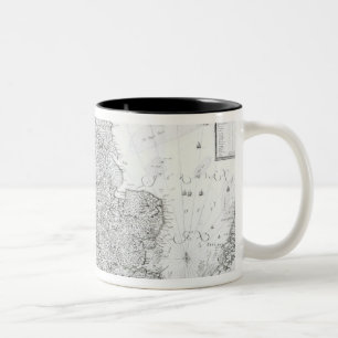 A New Map of the Kingdom of England Two-Tone Coffee Mug