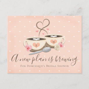 A New Plan Is Brewing Change of Plans Invitation