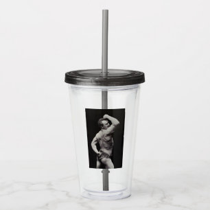 A New Pose by StrongMen Eugen Sandow Bodybuilding Acrylic Tumbler