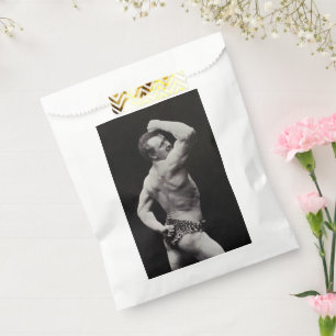 A New Pose by StrongMen Eugen Sandow Bodybuilding Favour Bags