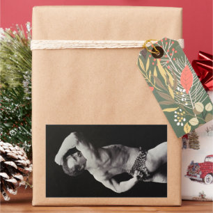 A New Pose by StrongMen Eugen Sandow Bodybuilding Rectangular Sticker