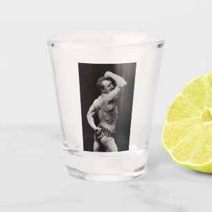 A New Pose by StrongMen Eugen Sandow Bodybuilding Shot Glass