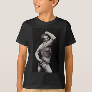 A New Pose by StrongMen Eugen Sandow Bodybuilding T-Shirt