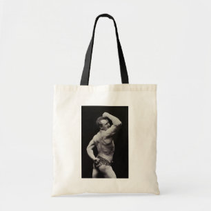 A New Pose by StrongMen Eugen Sandow Bodybuilding Tote Bag