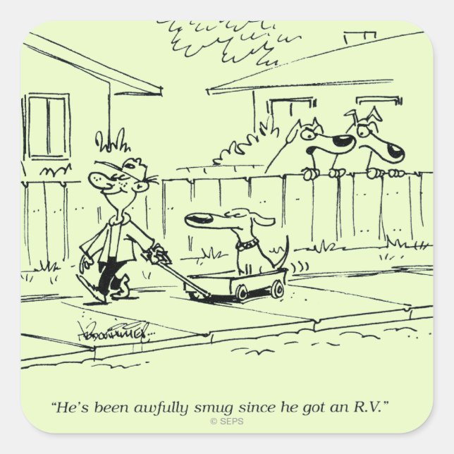 A New Ride Square Sticker (Front)