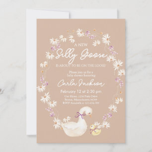  A New Silly Goose Baby Shower Invitation