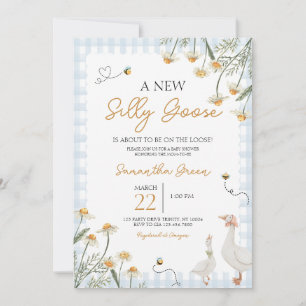 A New Silly Goose Baby Shower Invitation