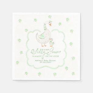 A New Silly Goose Is Almost On The Loose Green Napkin