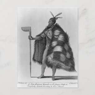 A New Zealand warrior Postcard