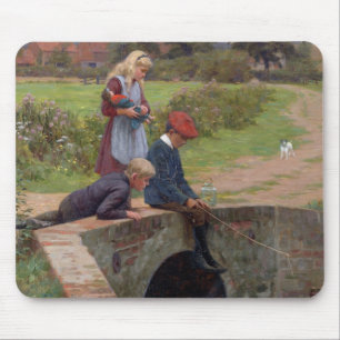 A Nibble, 1914 (oil on panel) Mouse Mat