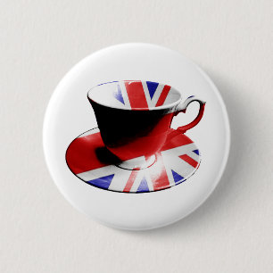 A nice cup of English Tea 6 Cm Round Badge