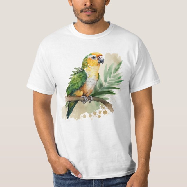 A nice white bellied caique T-Shirt (Front)