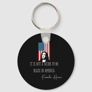 A Niche To Be Black Madam Vp Harris Inauguration 2 Key Ring