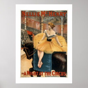 A Night at the Circus Vintage Theater Poster