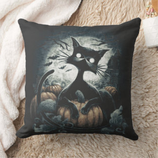 A Night for Pumpkin Picking Cushion