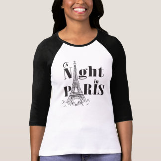 A Night in Paris Raglan T-Shirt