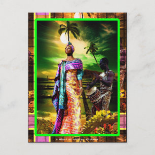 A Night of African Rhythm Postcard