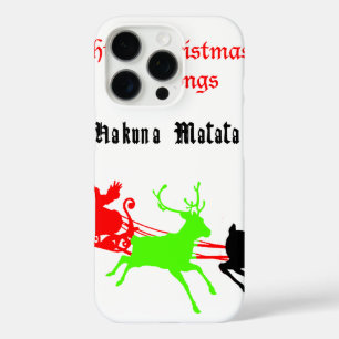 A Night of Christmas Carols and Songs Hakunamatata iPhone 16 Pro Case