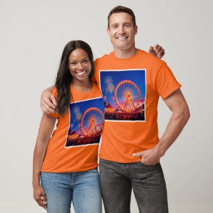 A Night of Festive Lights Design T-Shirt