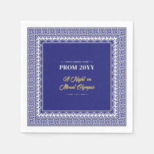 A Night on Mount Olympus Prom Greek Night Party Napkin