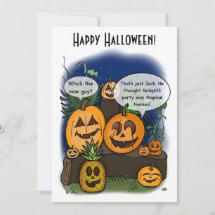 A Night To Remember Holiday Halloween Flat Card