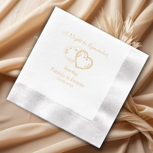 A Night to Remember, Rehearsal Dinner Foil Napkins