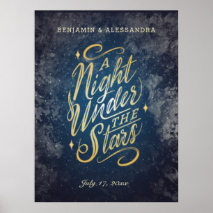 A Night Under the Stars Event Poster