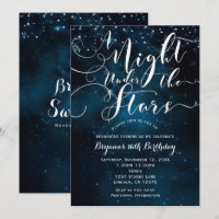 A NIGHT UNDER THE STARS Starry Blue Skies
