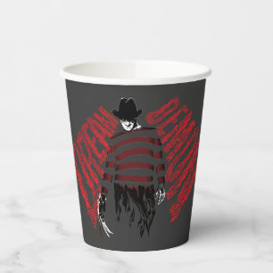 A Nightmare on Elm Street Dream Demon Freddy Paper Cups