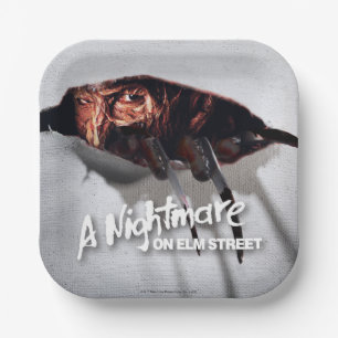 A Nightmare on Elm Street Freddy Krueger Peeking Paper Plate