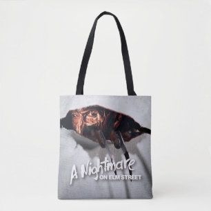 A Nightmare on Elm Street   Freddy Krueger Peeking Tote Bag