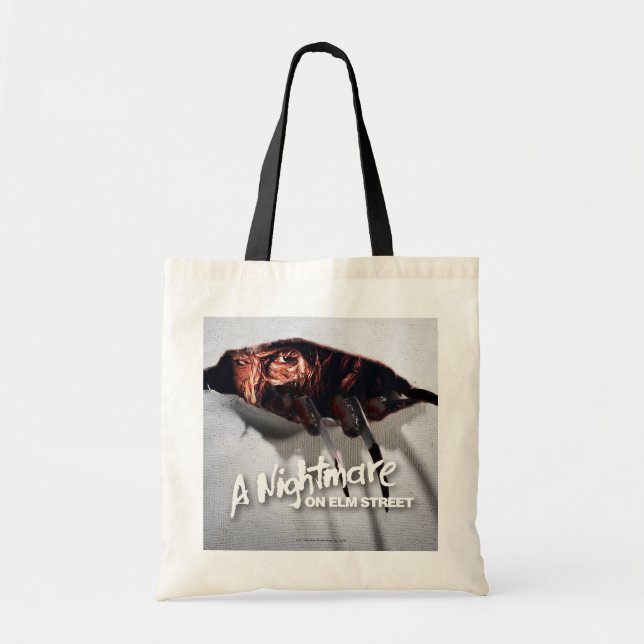 A Nightmare on Elm Street | Freddy Krueger Peeking Tote Bag (Front)